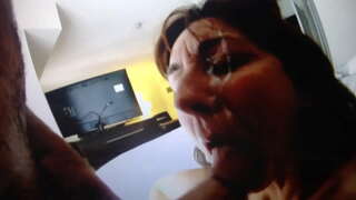 Puma slampa aizņem milzīgu slodzi uz viņas sejas!