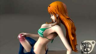Nami futanari 3D SFM uma peça